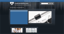 Desktop Screenshot of nuancemedia.com